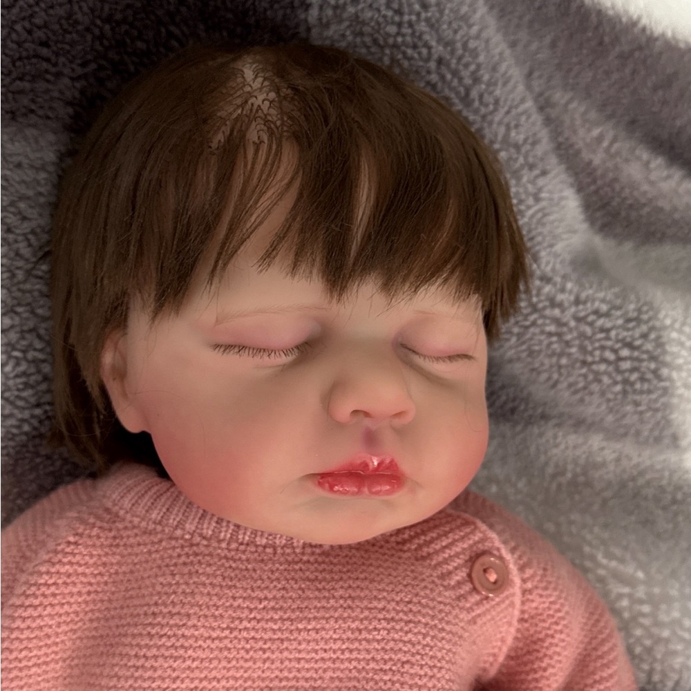 REBORN BABY DOLL Lifelike Newborn Girl Full Body Vinyl, Anatomically Correct! - Picture 4 of 17
